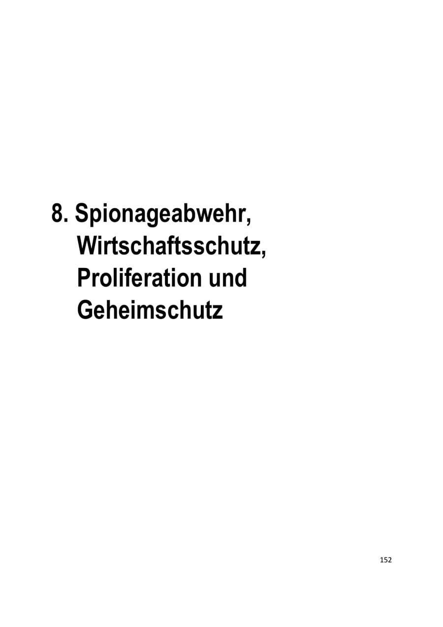 Seite 152 des Verfassungsschutzbericht 2020 Brandenburg