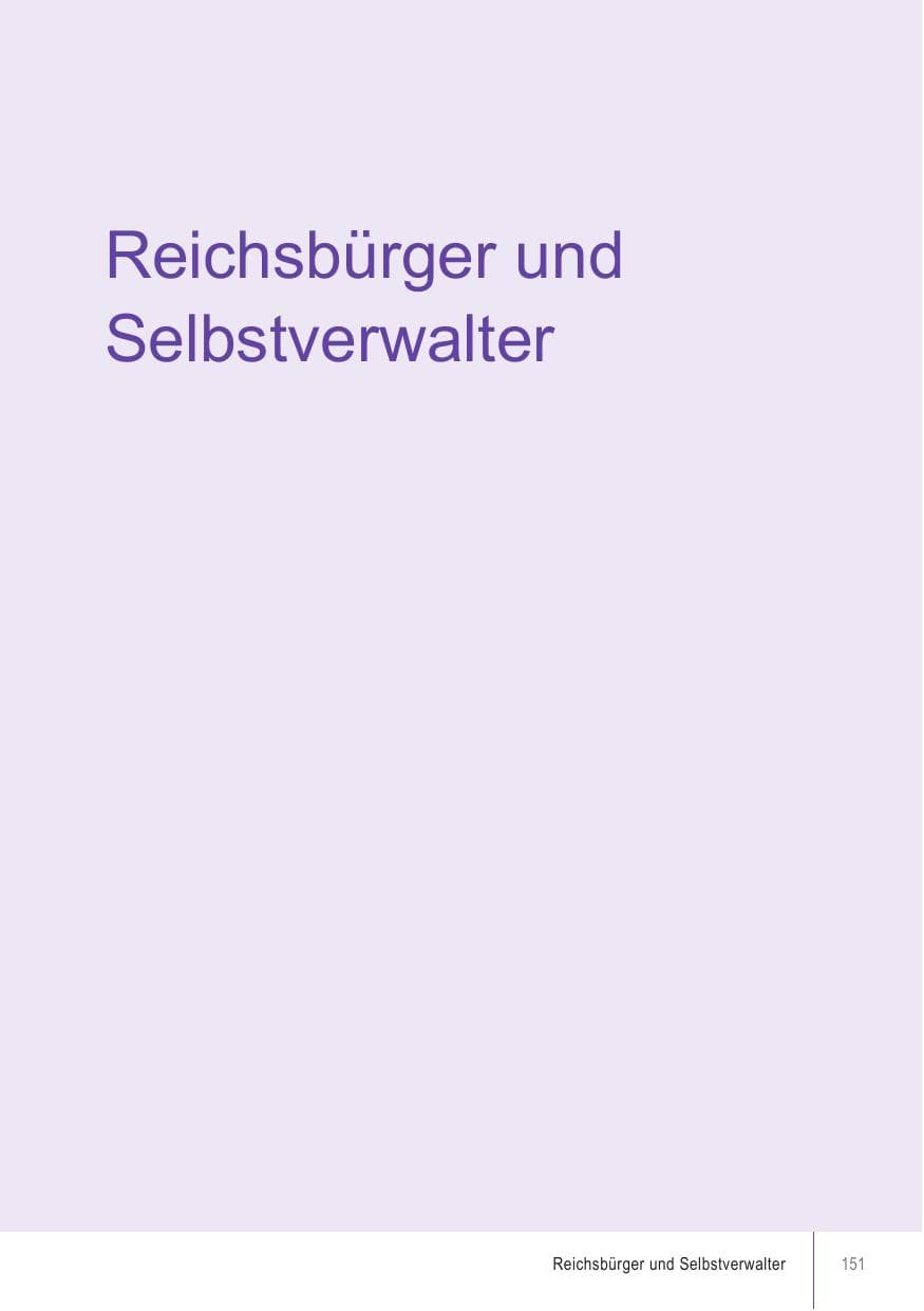 Seite 151 des Verfassungsschutzbericht 2021 Brandenburg