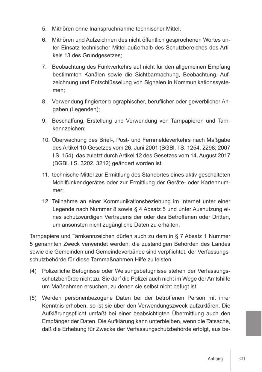 Seite 331 des Verfassungsschutzbericht 2021 Brandenburg