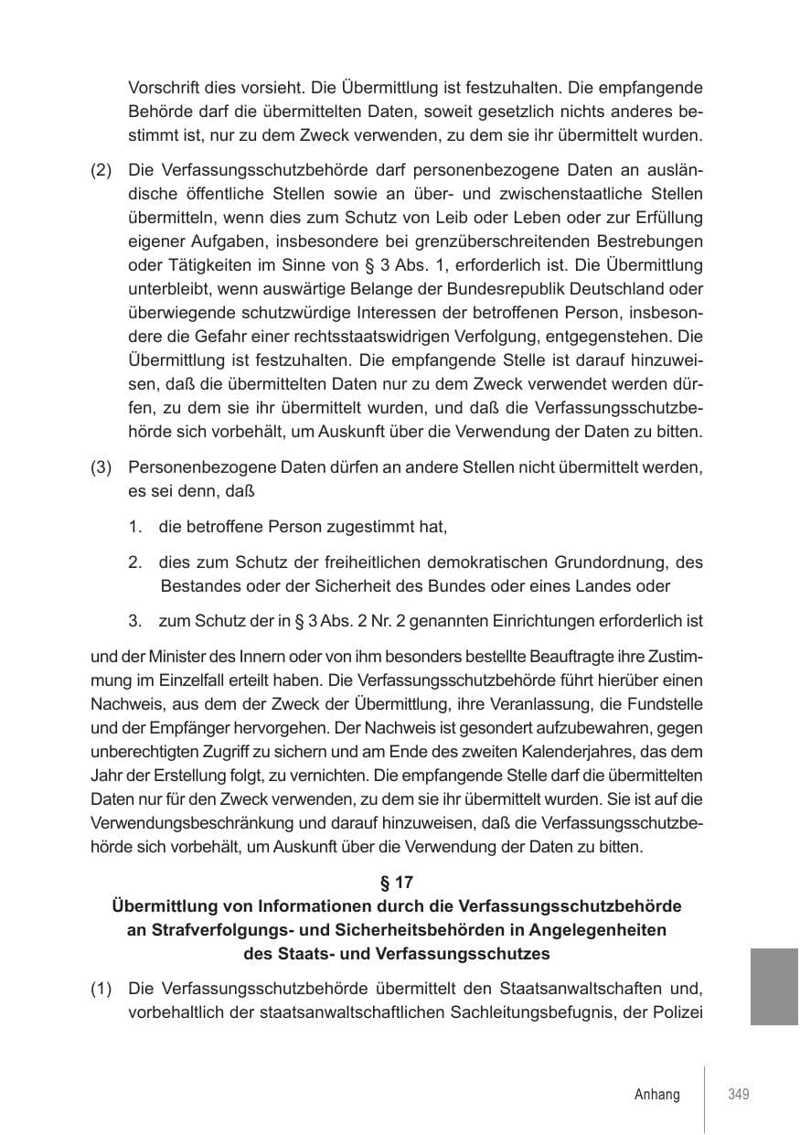 Seite 349 des Verfassungsschutzbericht 2021 Brandenburg