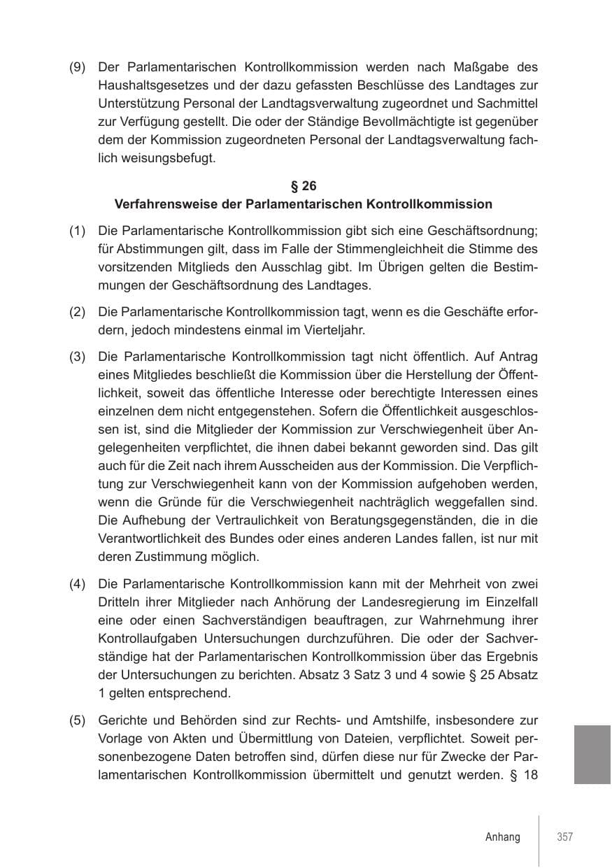 Seite 357 des Verfassungsschutzbericht 2021 Brandenburg