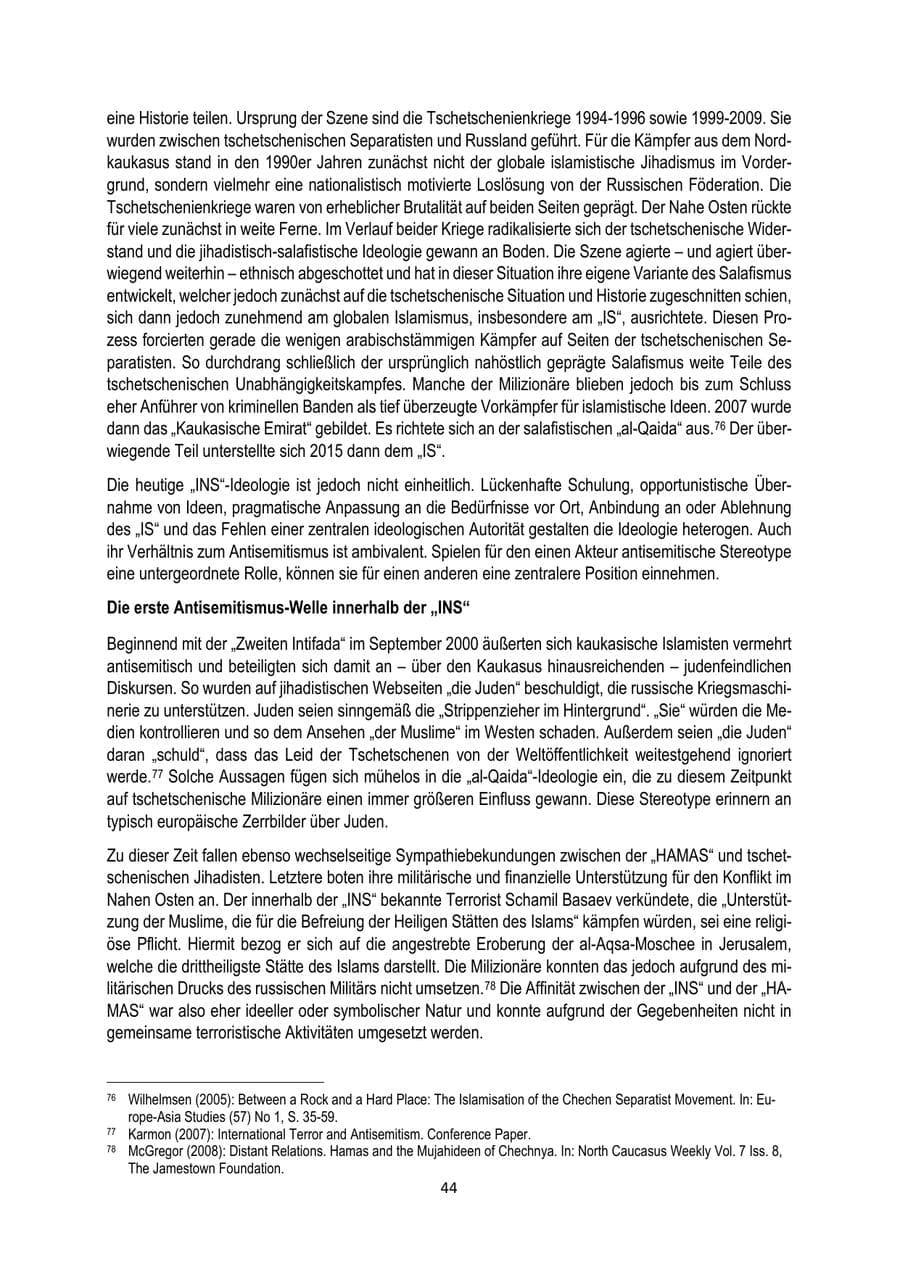 Seite 44 des Verfassungsschutzbericht 2024 Brandenburg