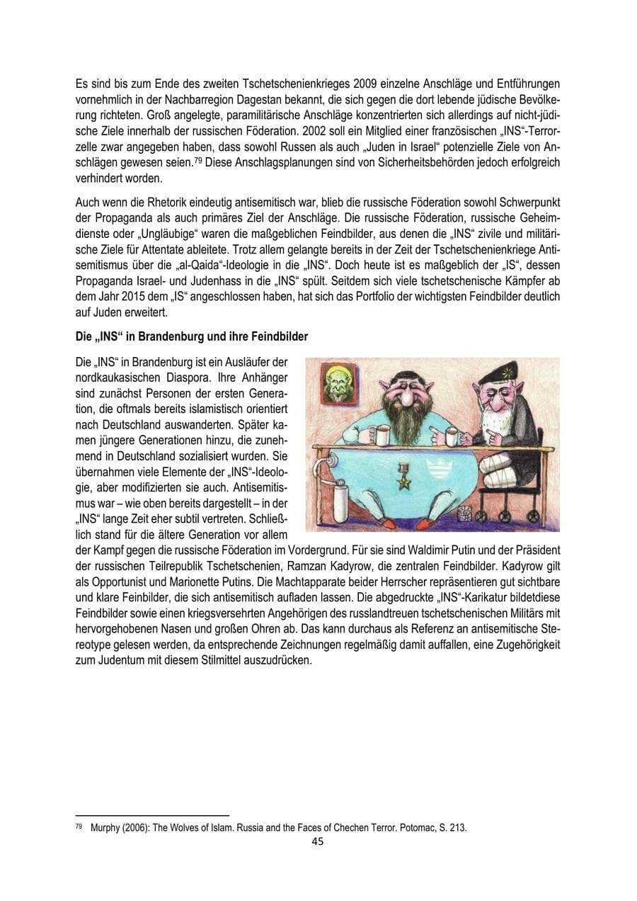 Seite 45 des Verfassungsschutzbericht 2024 Brandenburg