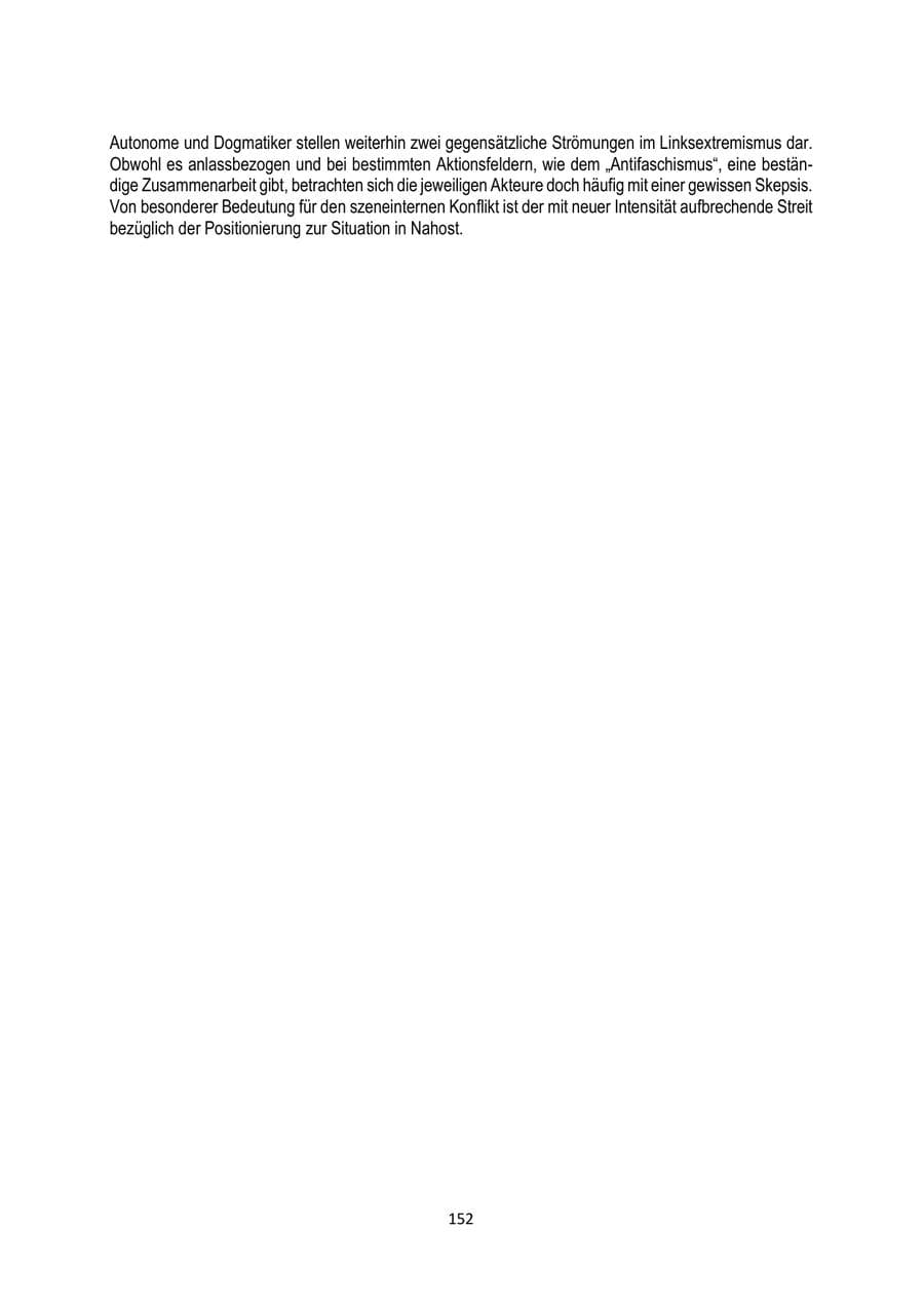 Seite 152 des Verfassungsschutzbericht 2025 Brandenburg