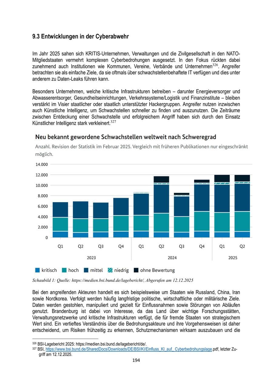 Seite 194 des Verfassungsschutzbericht 2025 Brandenburg