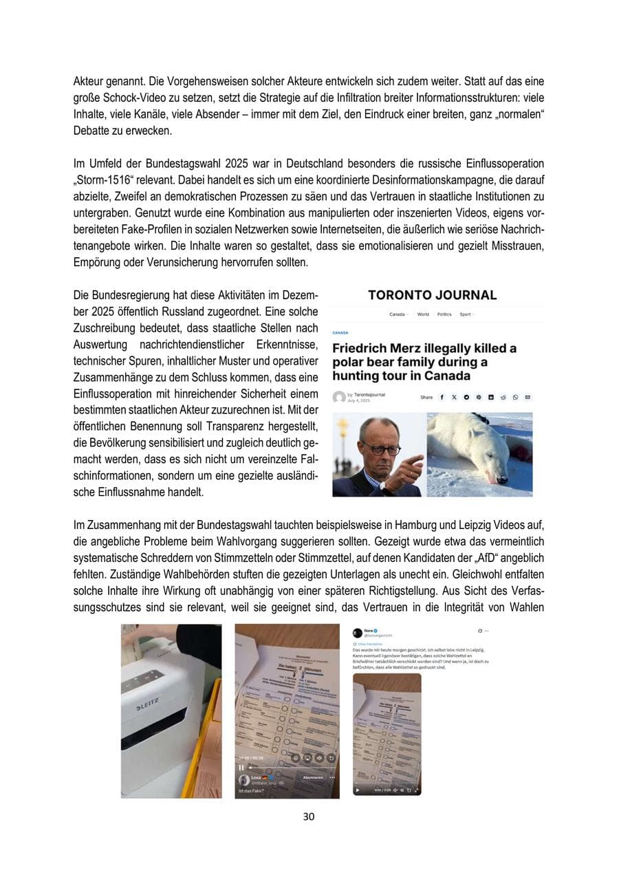 Seite 30 des Verfassungsschutzbericht 2025 Brandenburg