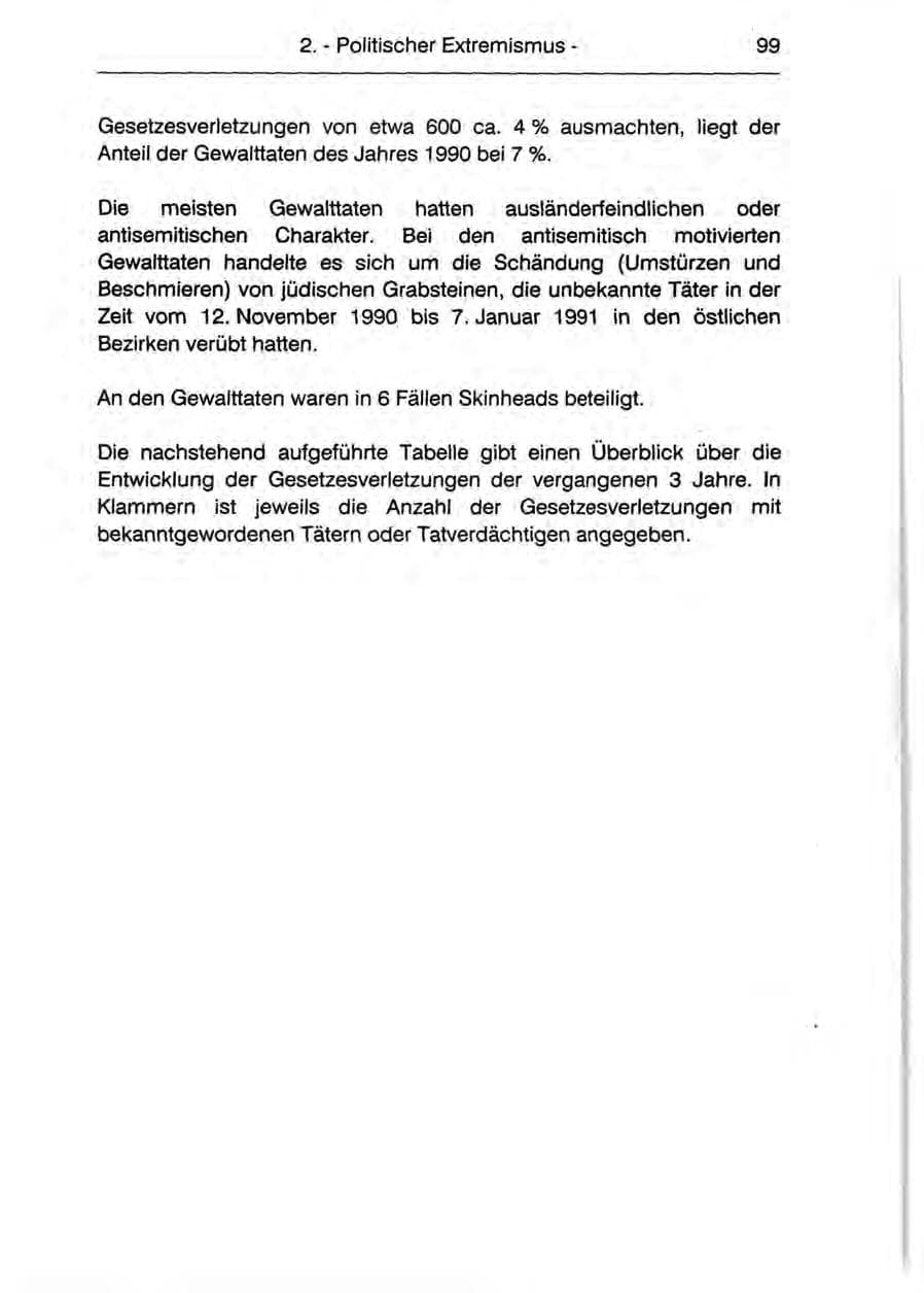 Seite 101 des Verfassungsschutzbericht 1990 Berlin