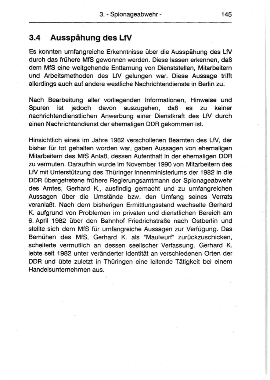 Seite 147 des Verfassungsschutzbericht 1990 Berlin