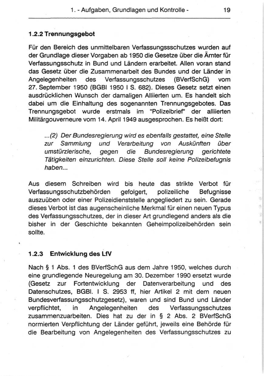 Seite 21 des Verfassungsschutzbericht 1990 Berlin