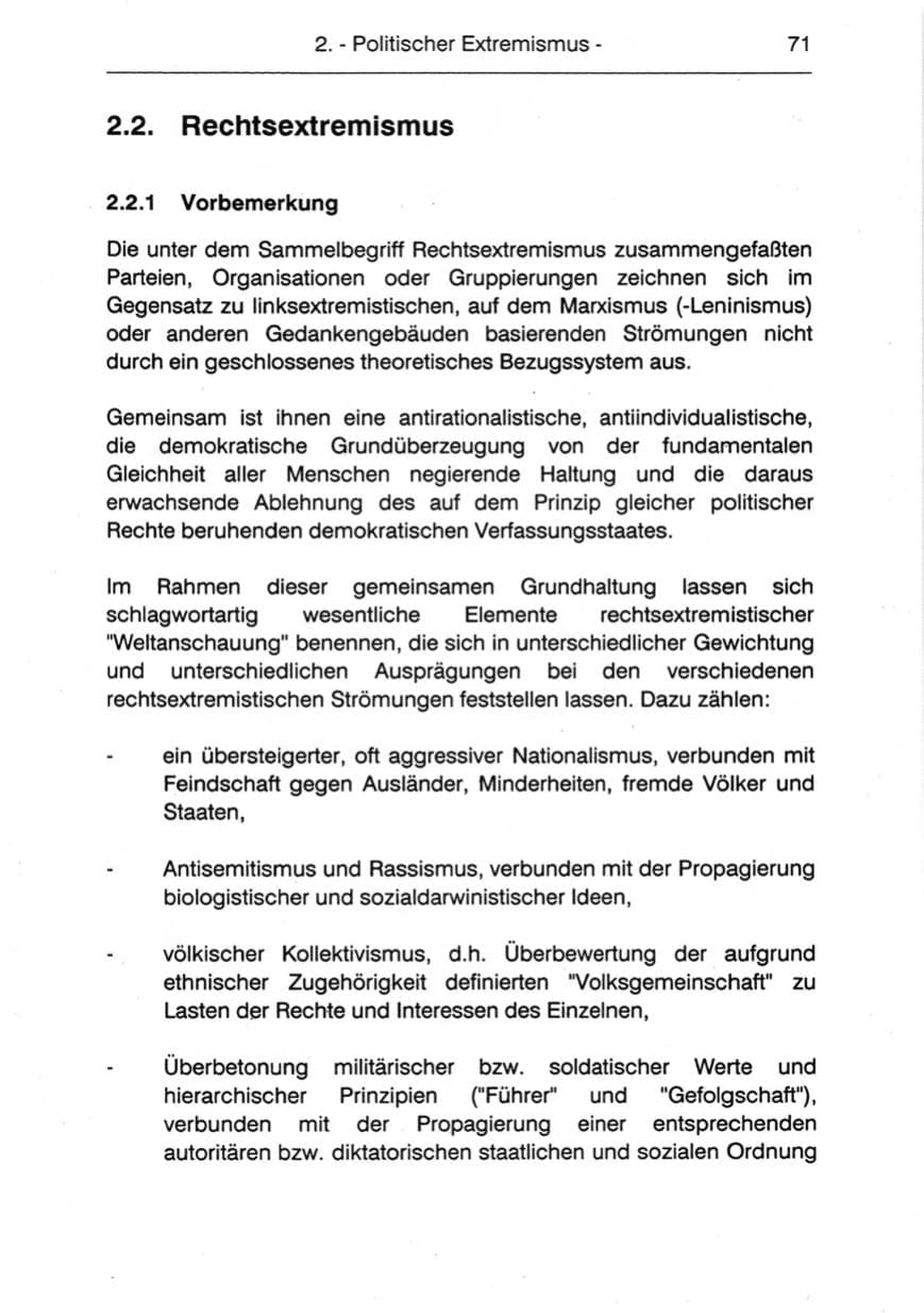 Seite 73 des Verfassungsschutzbericht 1990 Berlin