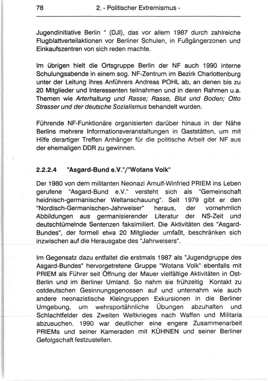 Seite 80 des Verfassungsschutzbericht 1990 Berlin