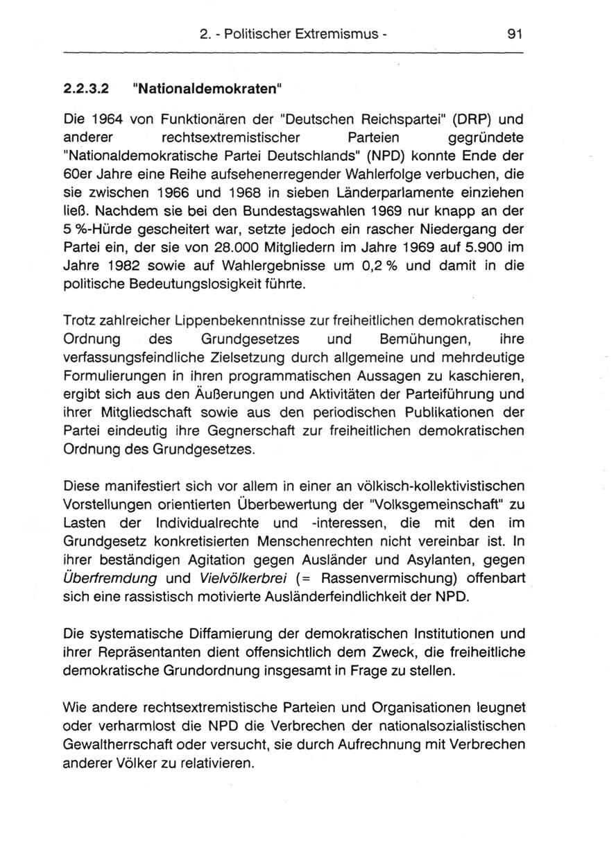 Seite 93 des Verfassungsschutzbericht 1990 Berlin