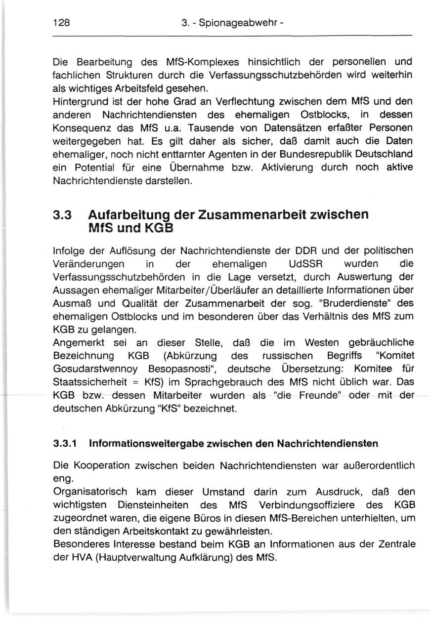 Seite 130 des Verfassungsschutzbericht 1991 Berlin