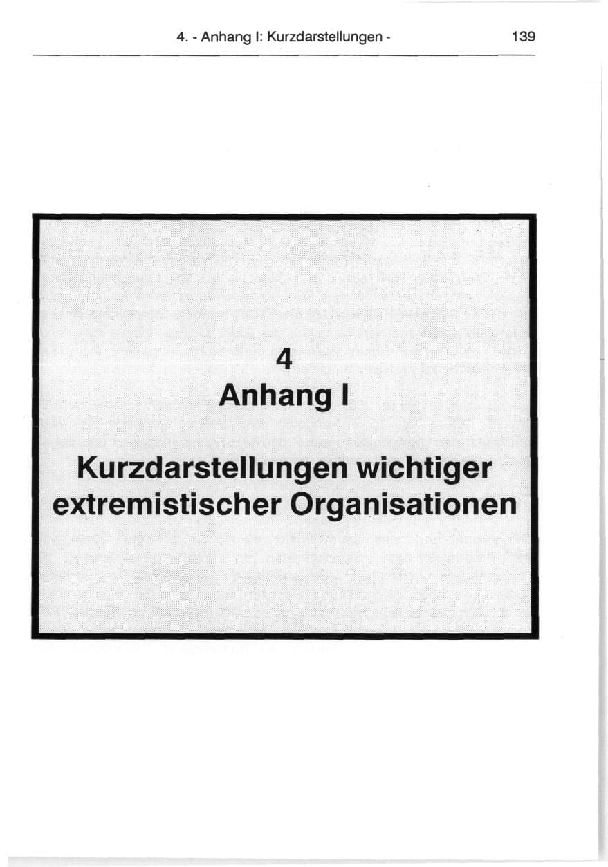 Seite 141 des Verfassungsschutzbericht 1991 Berlin