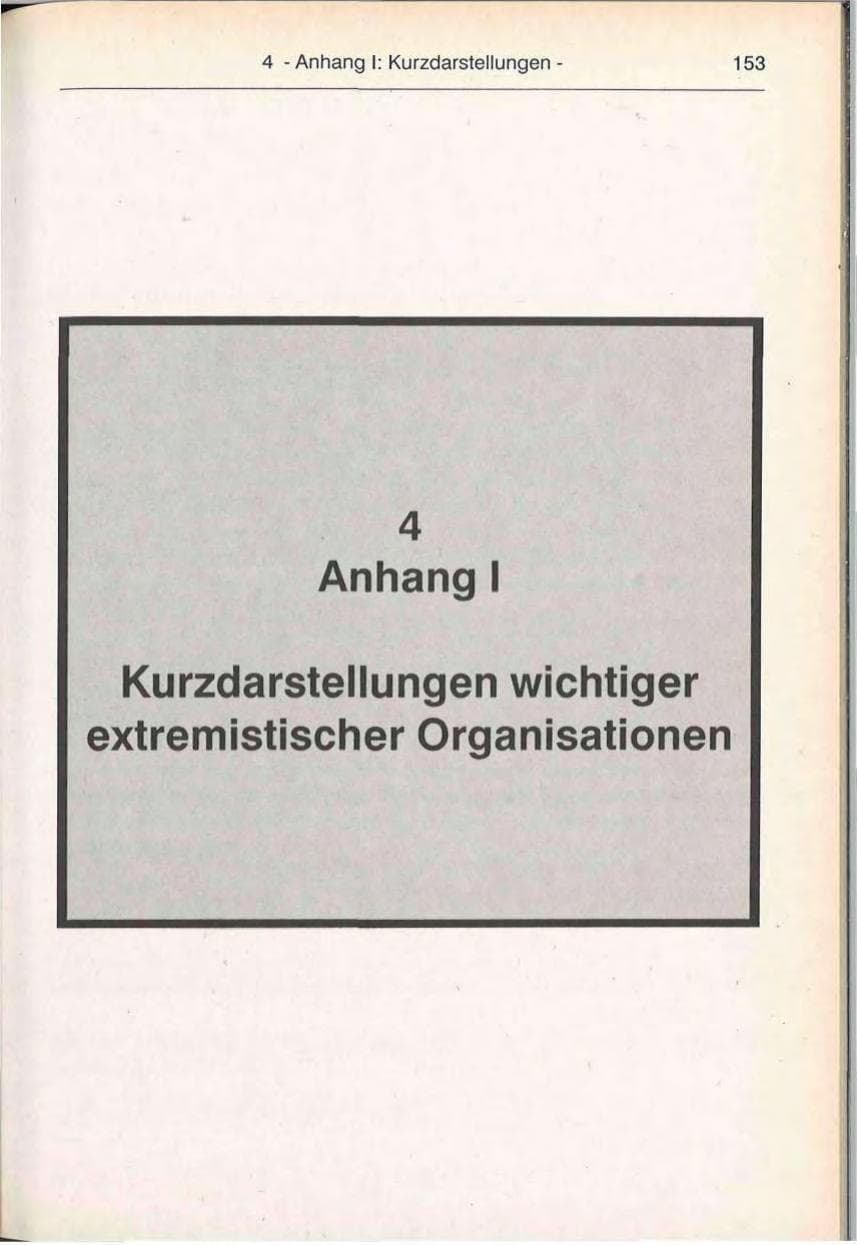 Seite 153 des Verfassungsschutzbericht 1992 Berlin