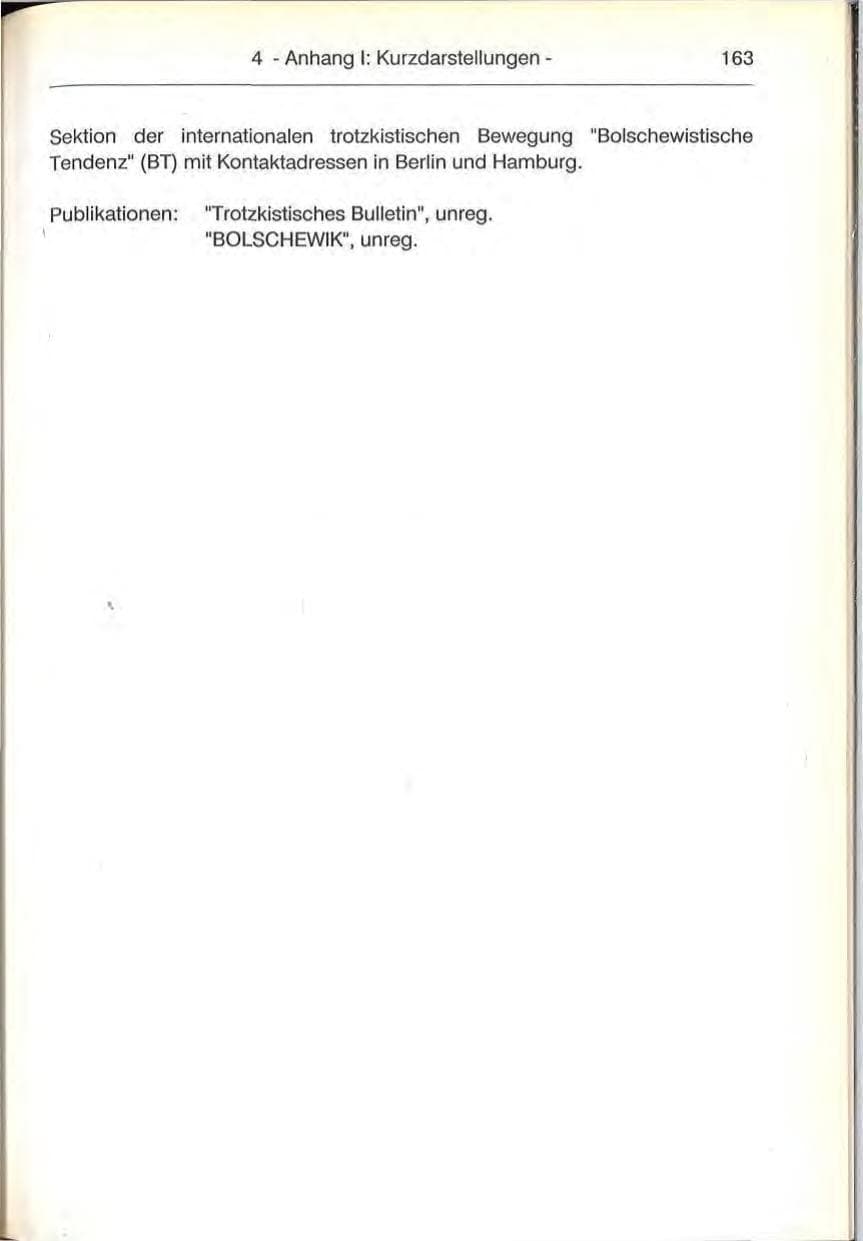 Seite 163 des Verfassungsschutzbericht 1992 Berlin