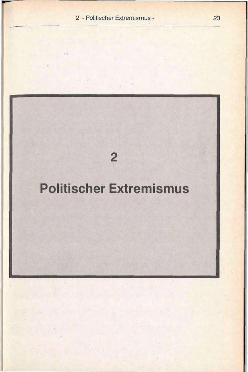Seite 23 des Verfassungsschutzbericht 1992 Berlin