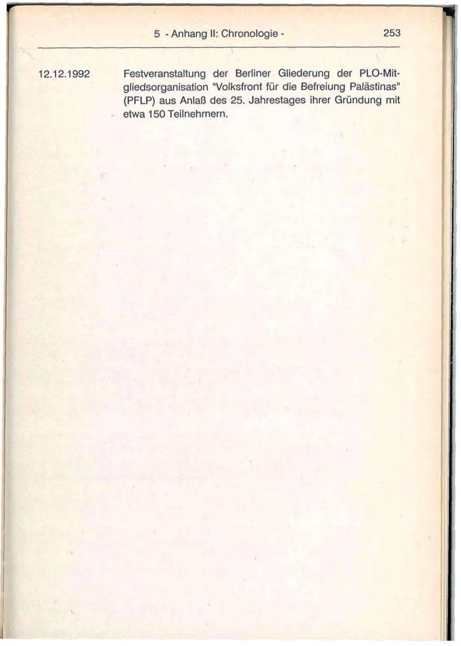 Seite 253 des Verfassungsschutzbericht 1992 Berlin