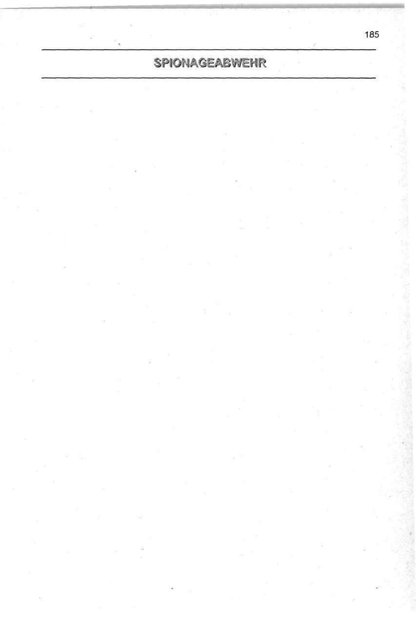 Seite 185 des Verfassungsschutzbericht 1996 Berlin