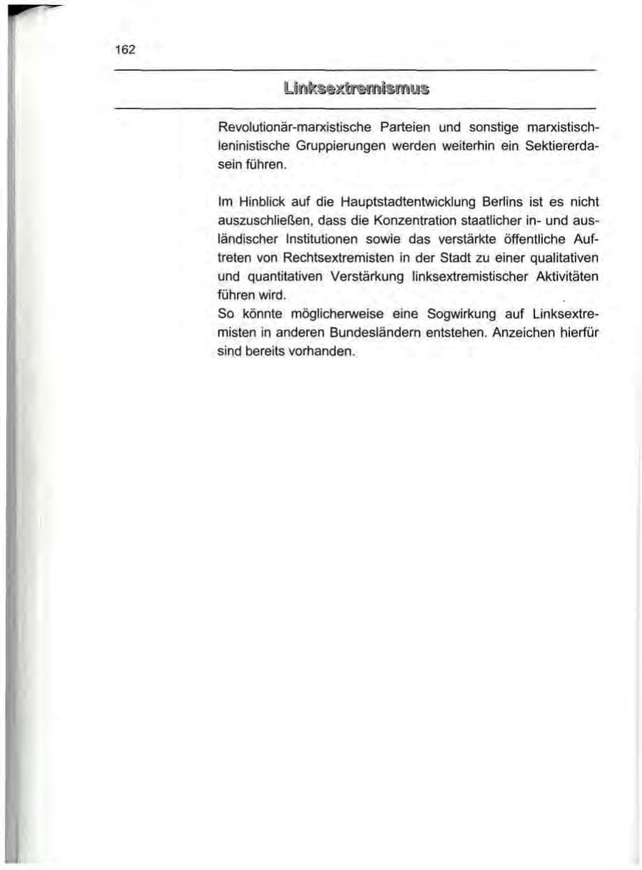 Seite 171 des Verfassungsschutzbericht 1999 Berlin