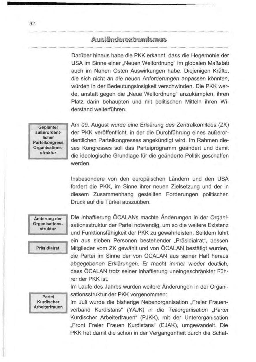 Seite 41 des Verfassungsschutzbericht 1999 Berlin