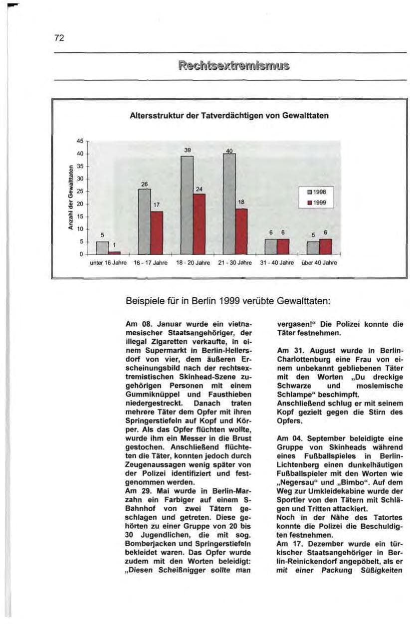 Seite 81 des Verfassungsschutzbericht 1999 Berlin