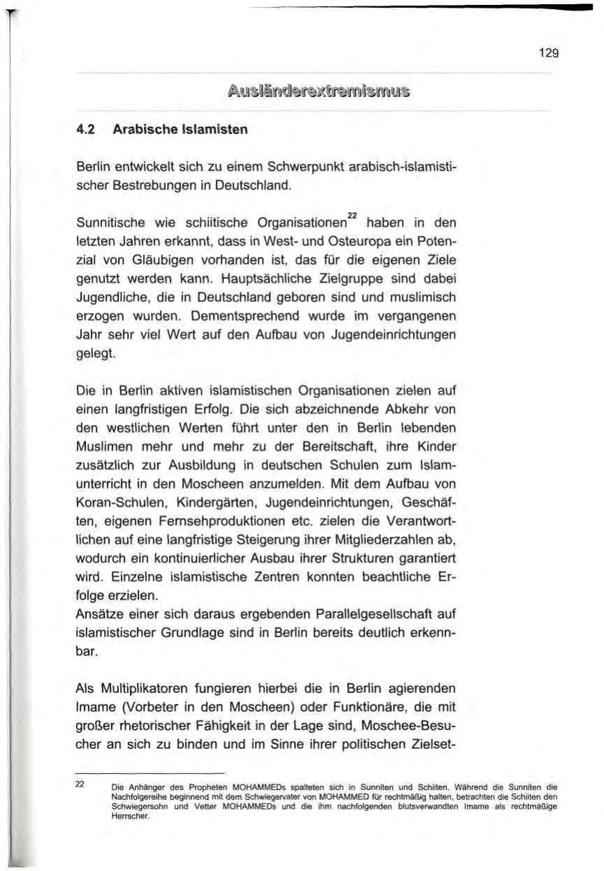 Seite 140 des Verfassungsschutzbericht 2000 Berlin