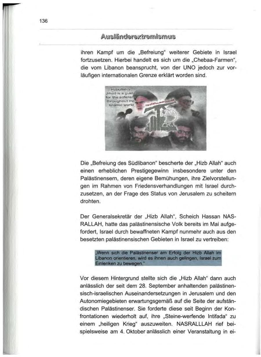 Seite 147 des Verfassungsschutzbericht 2000 Berlin