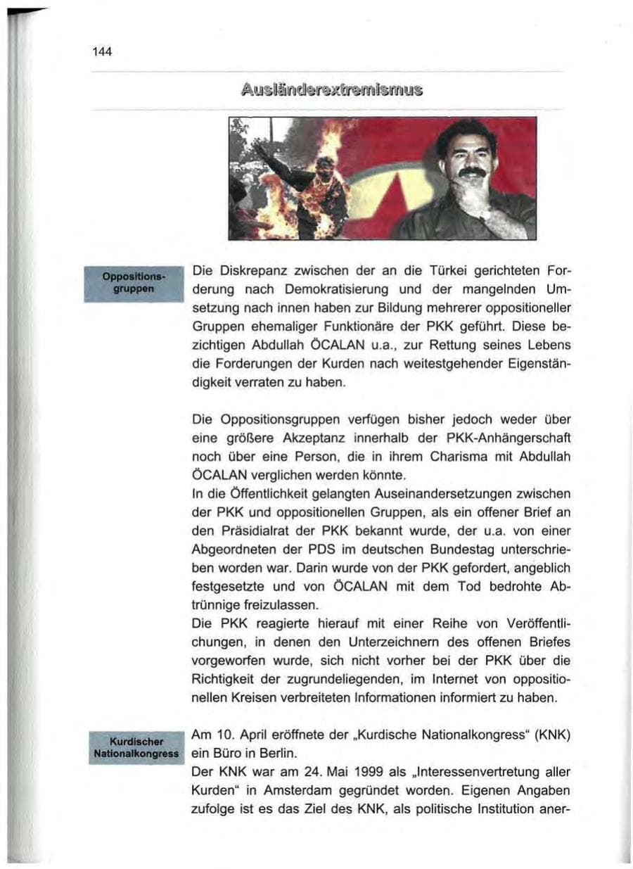 Seite 155 des Verfassungsschutzbericht 2000 Berlin