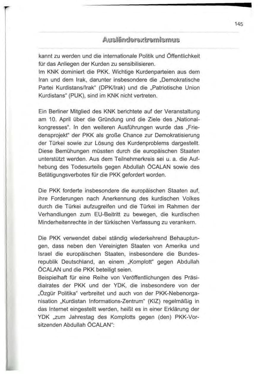 Seite 156 des Verfassungsschutzbericht 2000 Berlin