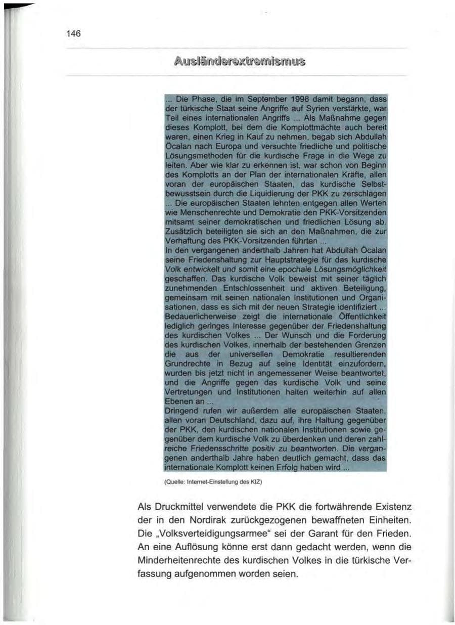 Seite 157 des Verfassungsschutzbericht 2000 Berlin
