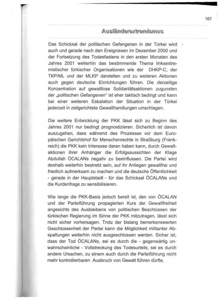 Seite 178 des Verfassungsschutzbericht 2000 Berlin