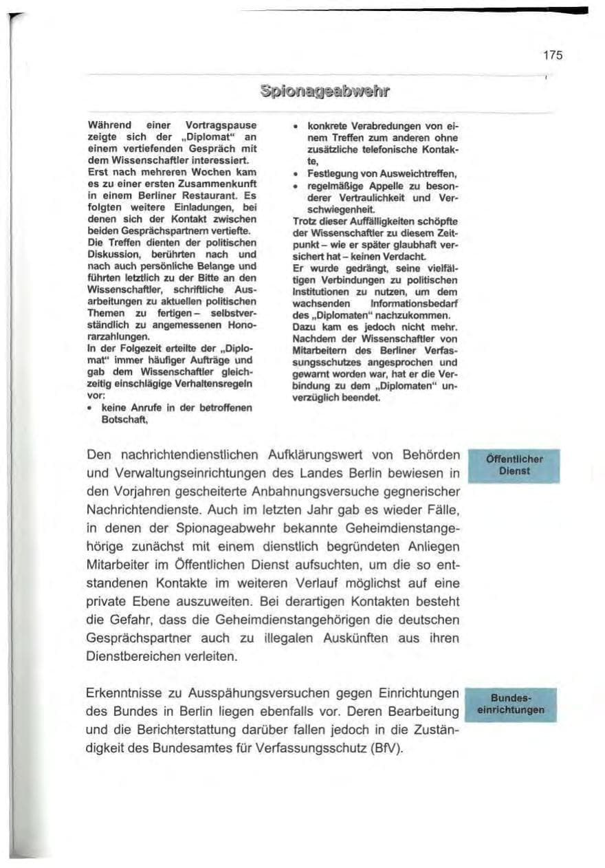 Seite 186 des Verfassungsschutzbericht 2000 Berlin