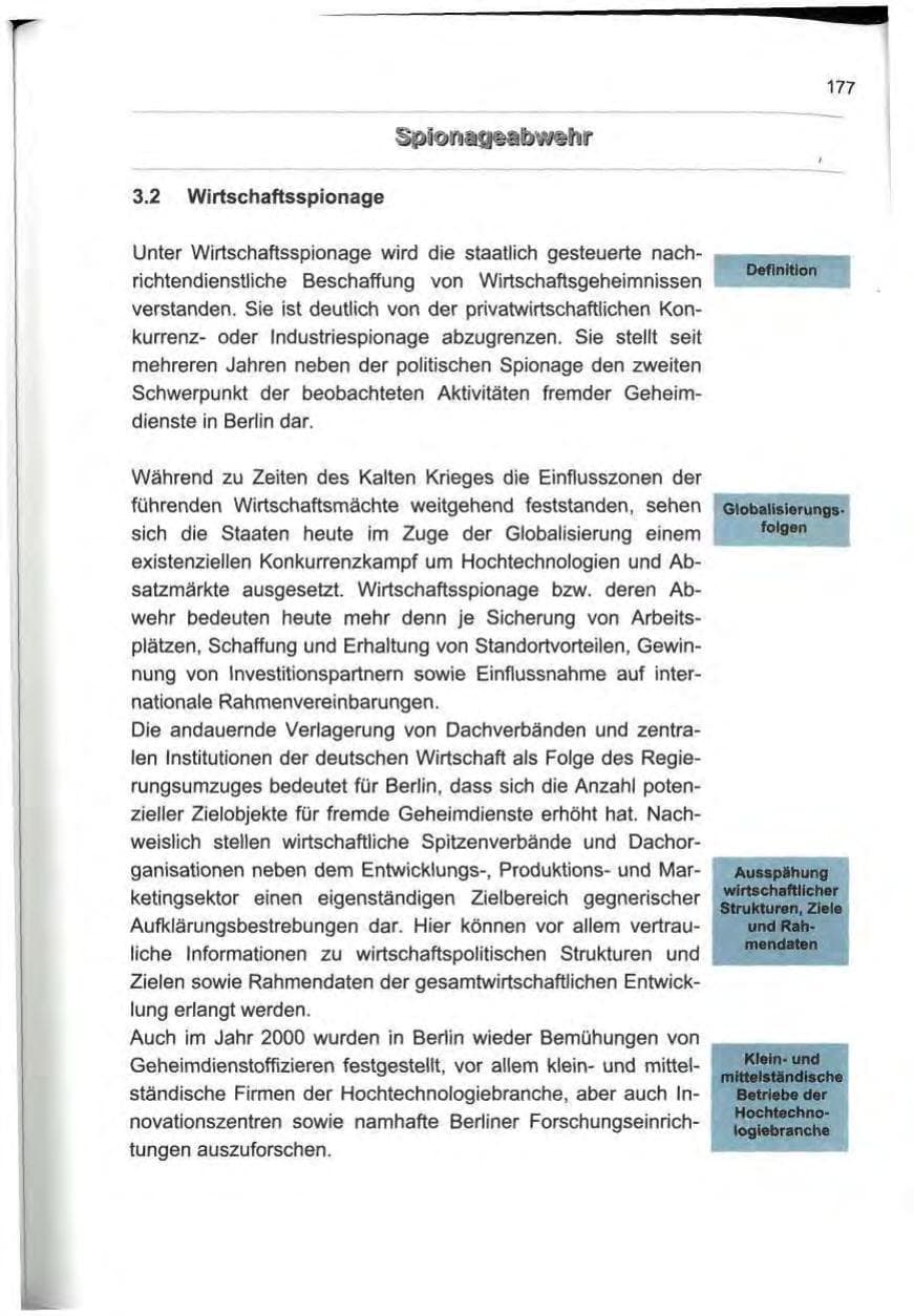 Seite 188 des Verfassungsschutzbericht 2000 Berlin
