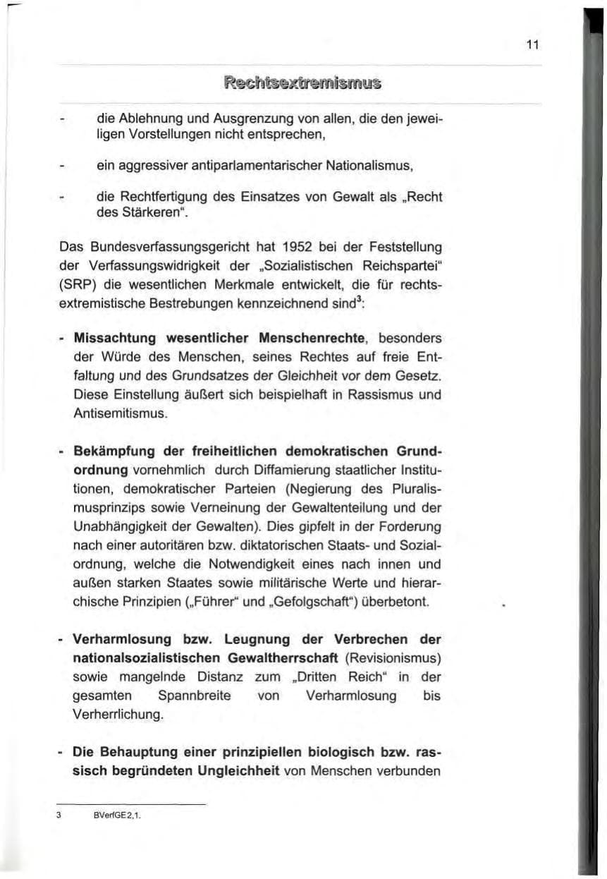 Seite 20 des Verfassungsschutzbericht 2000 Berlin