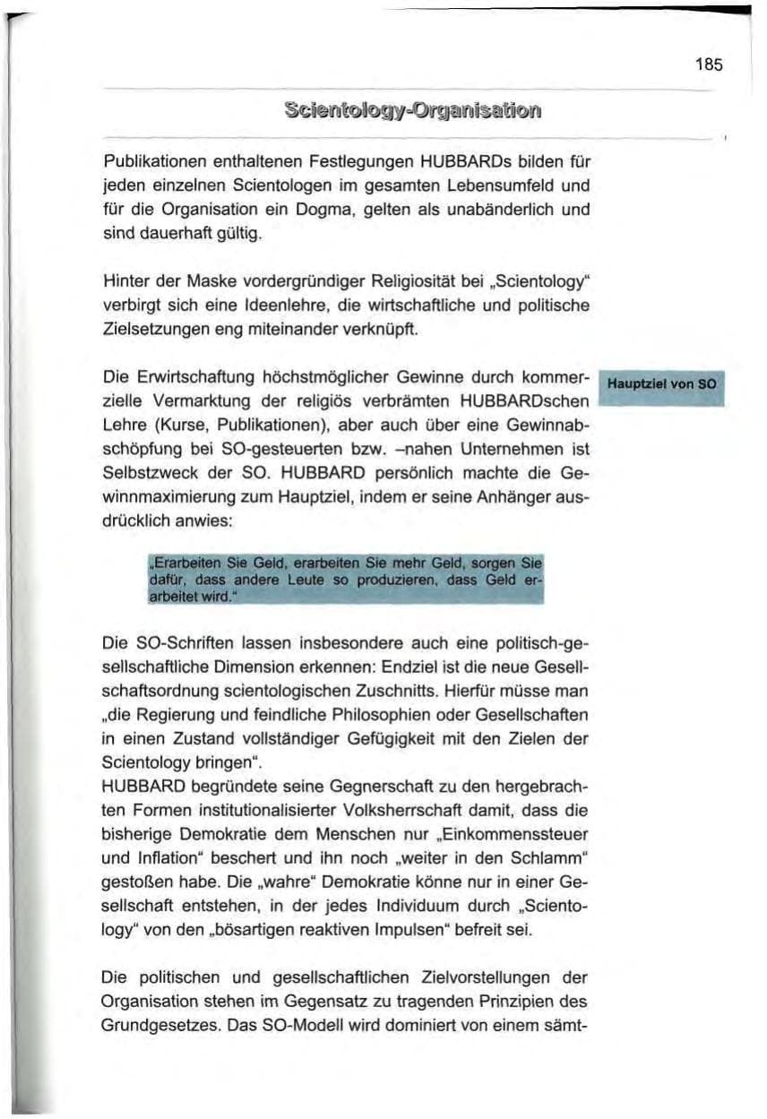 Seite 196 des Verfassungsschutzbericht 2000 Berlin