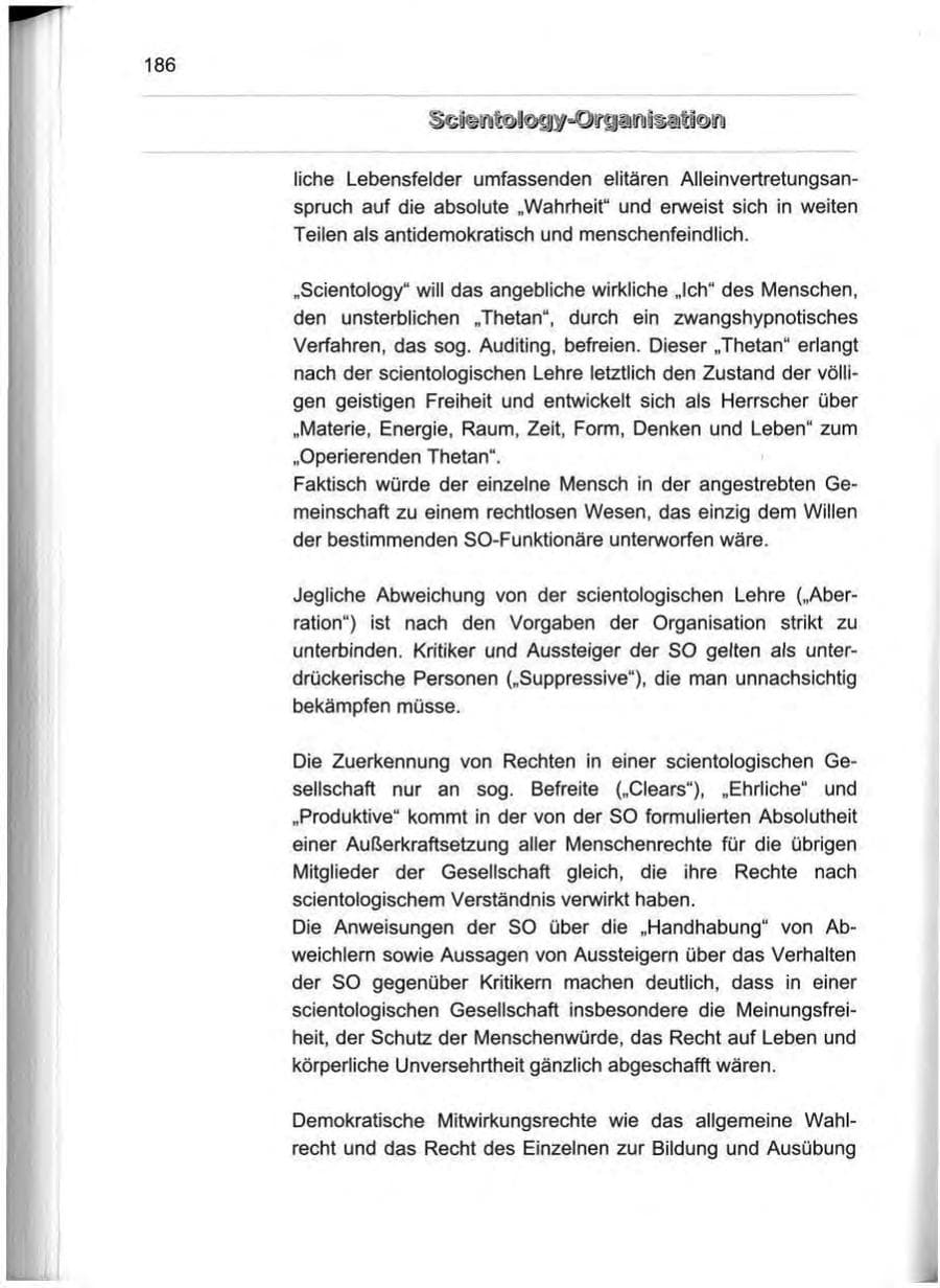 Seite 197 des Verfassungsschutzbericht 2000 Berlin