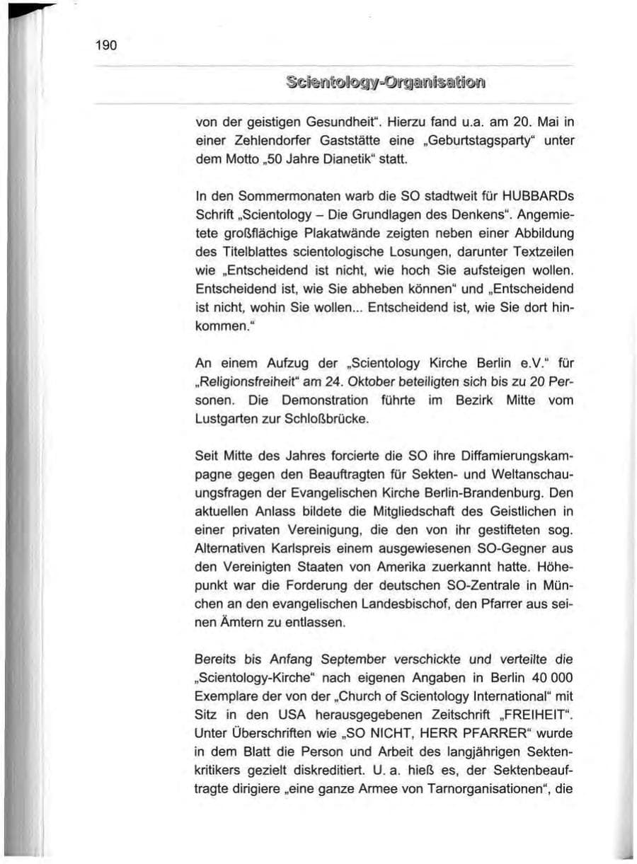 Seite 201 des Verfassungsschutzbericht 2000 Berlin
