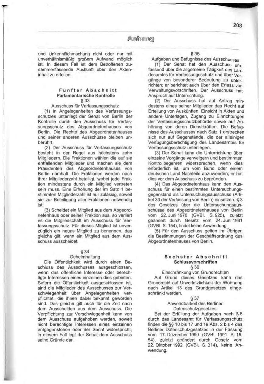 Seite 214 des Verfassungsschutzbericht 2000 Berlin