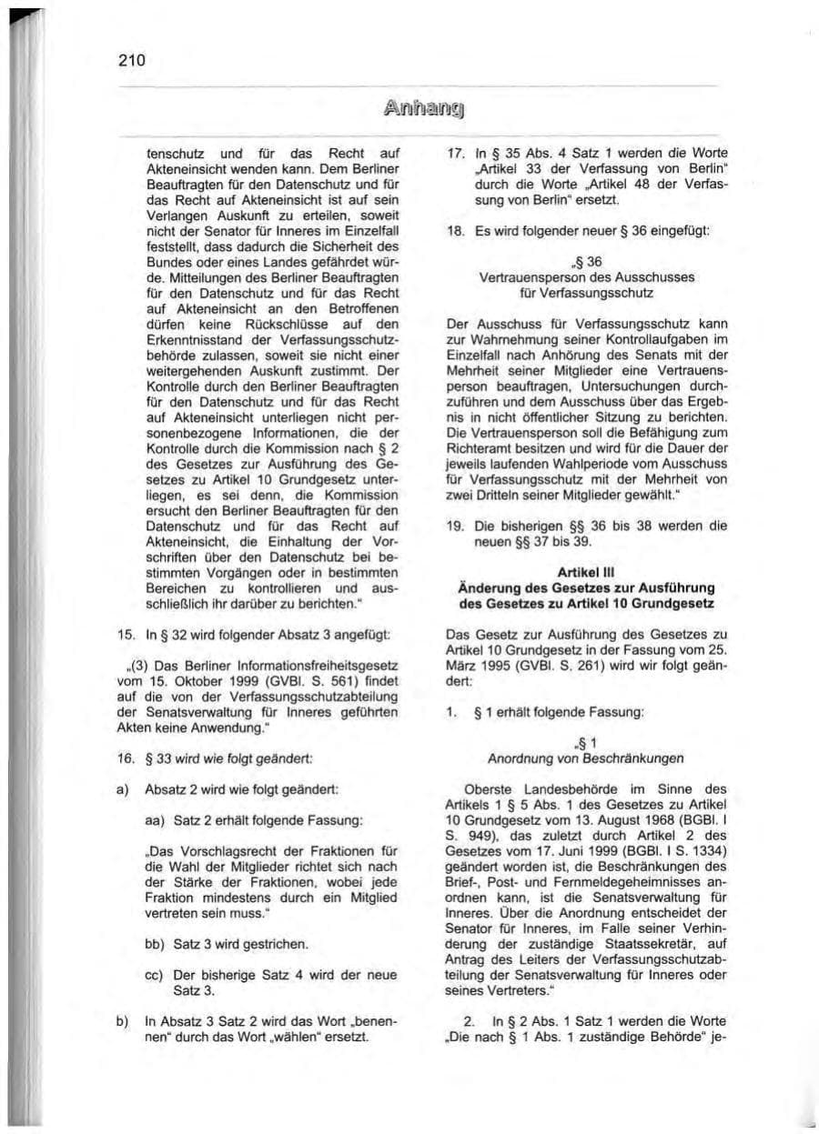 Seite 221 des Verfassungsschutzbericht 2000 Berlin