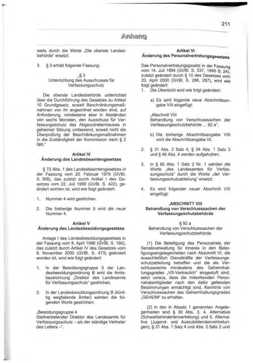 Seite 222 des Verfassungsschutzbericht 2000 Berlin