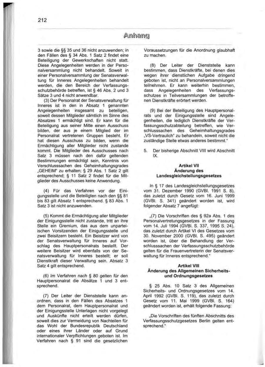 Seite 223 des Verfassungsschutzbericht 2000 Berlin