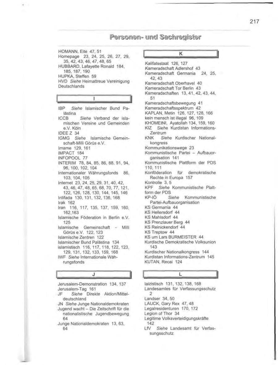 Seite 228 des Verfassungsschutzbericht 2000 Berlin