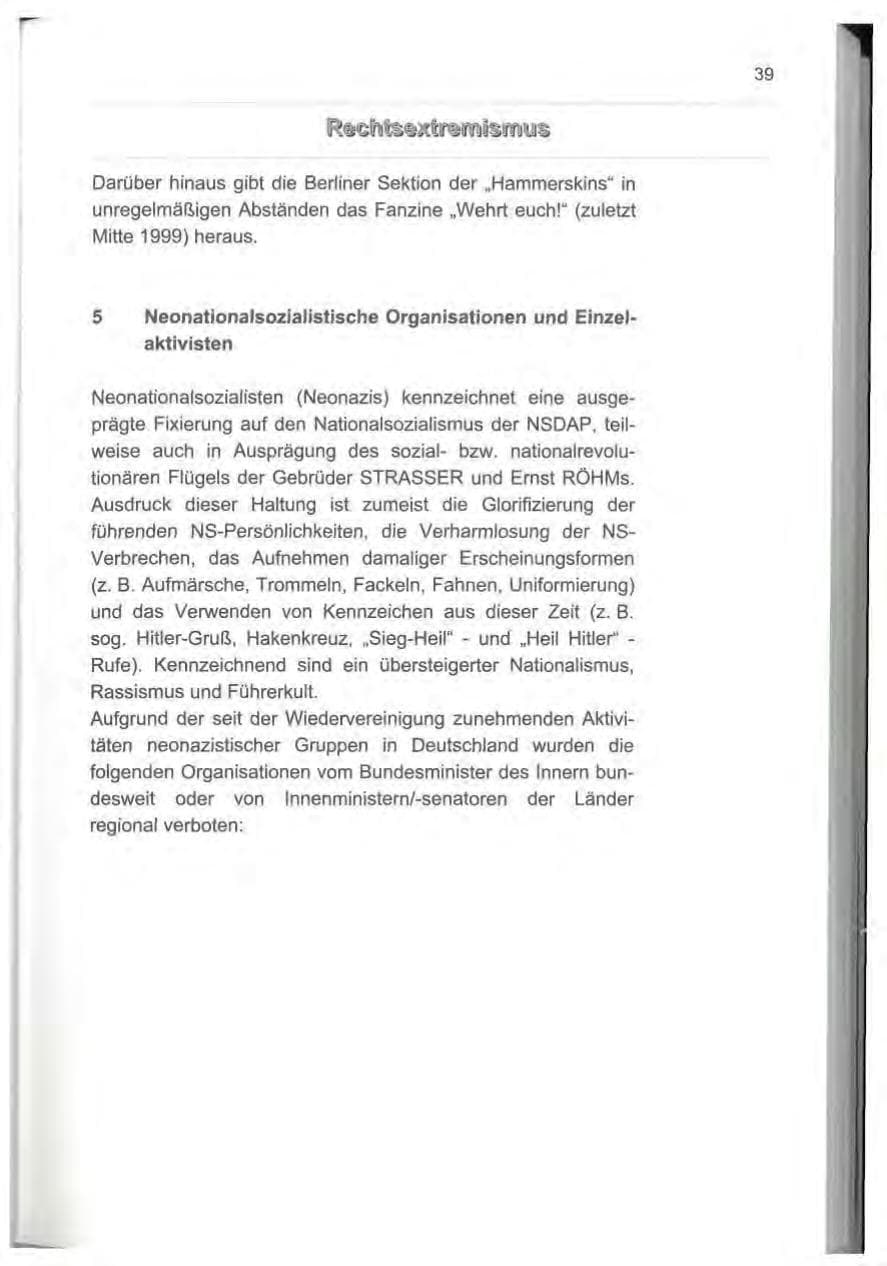 Seite 48 des Verfassungsschutzbericht 2000 Berlin