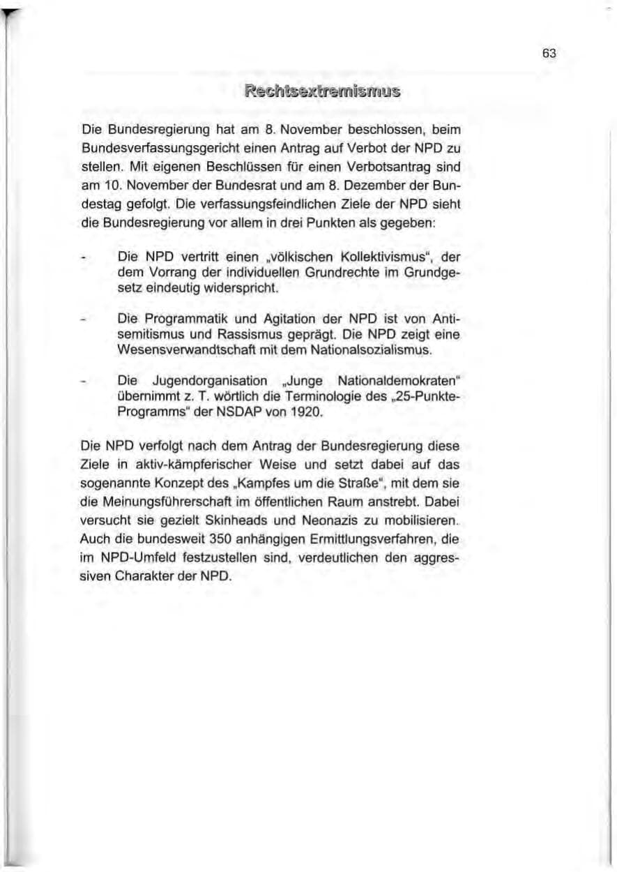 Seite 72 des Verfassungsschutzbericht 2000 Berlin