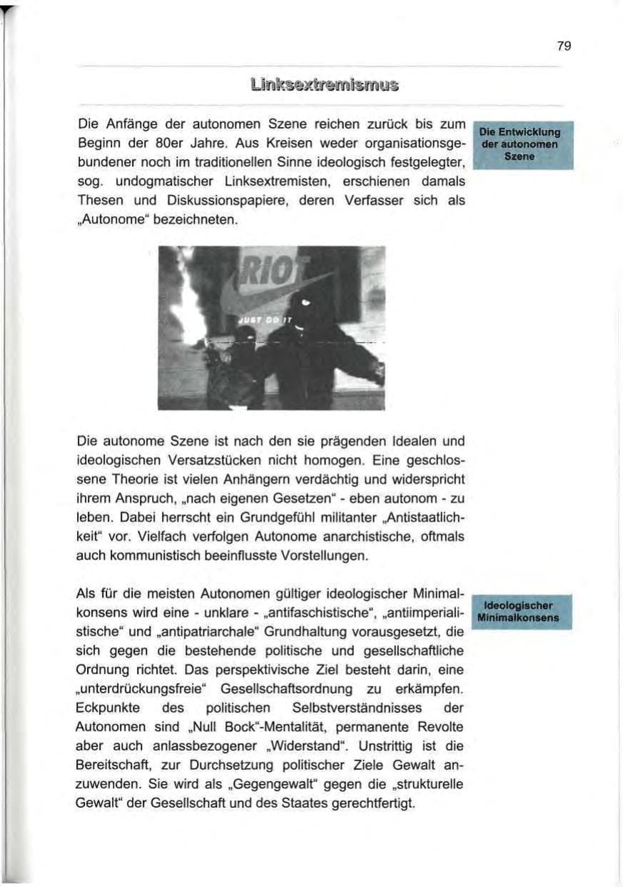 Seite 88 des Verfassungsschutzbericht 2000 Berlin