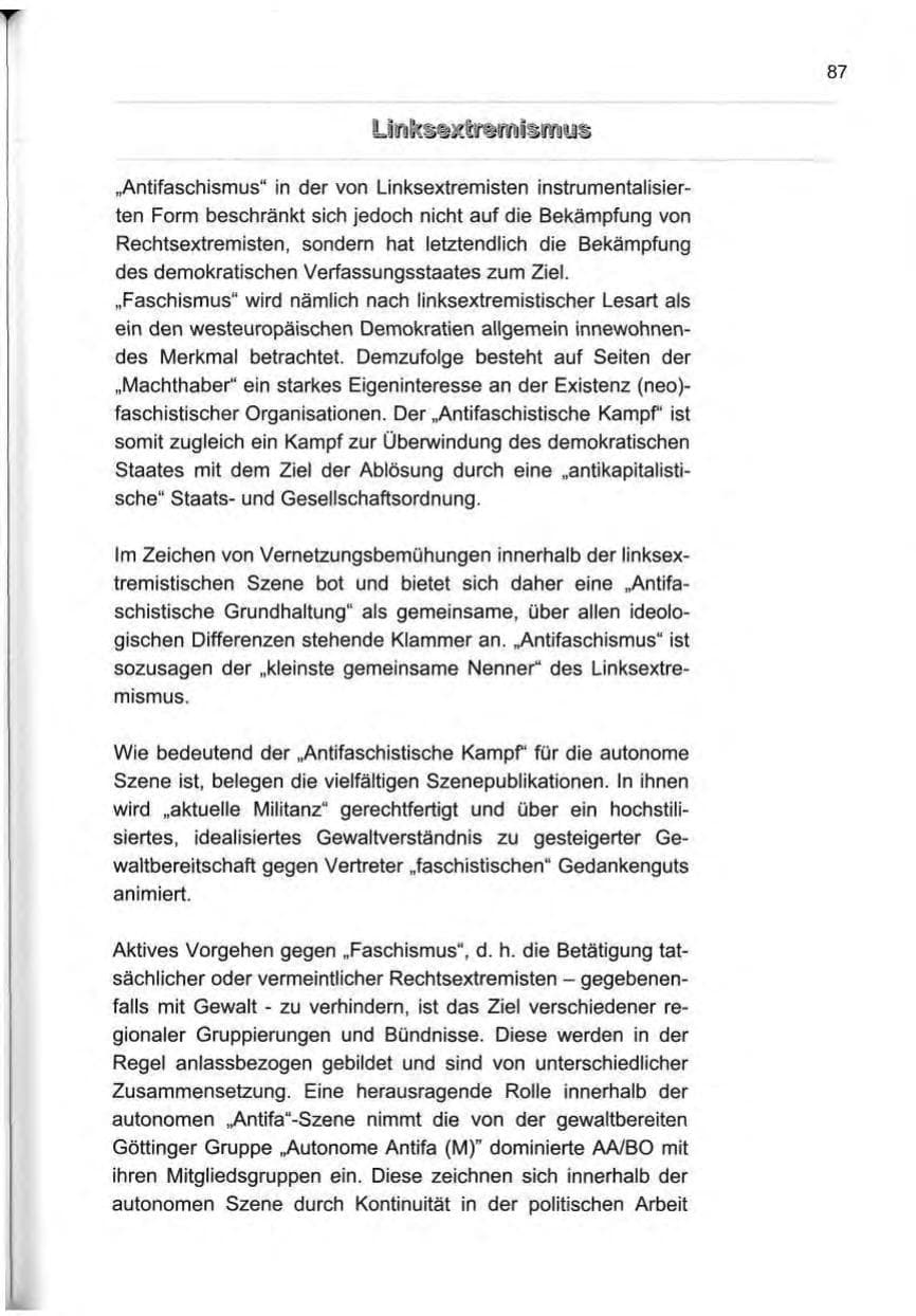Seite 96 des Verfassungsschutzbericht 2000 Berlin
