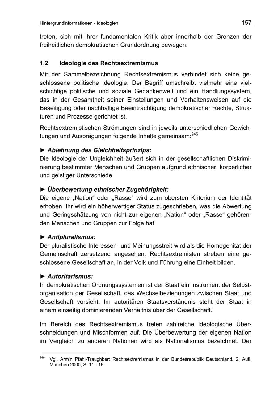 Seite 157 des Verfassungsschutzbericht 2003 Berlin