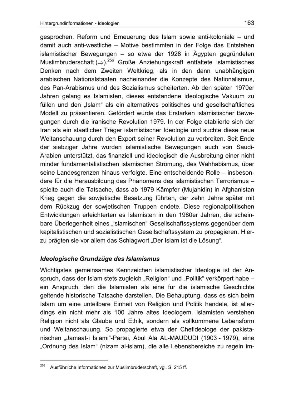 Seite 163 des Verfassungsschutzbericht 2003 Berlin