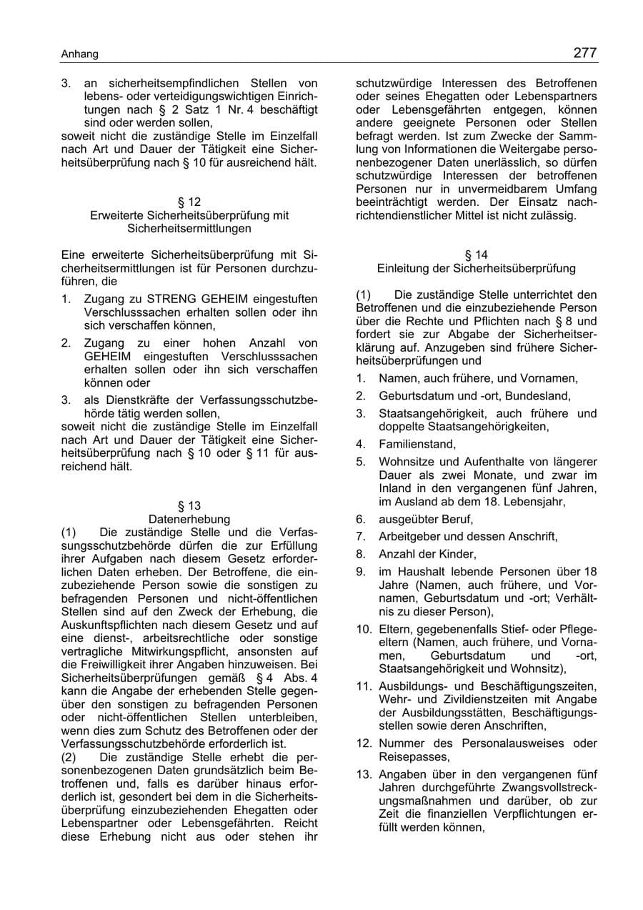 Seite 277 des Verfassungsschutzbericht 2003 Berlin